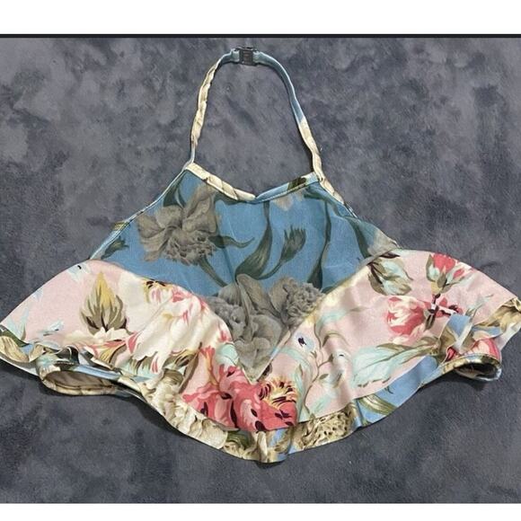 Zimmermann Mesh Floral Bikini Top Size 1 or US Size 6 - Picture 1 of 4